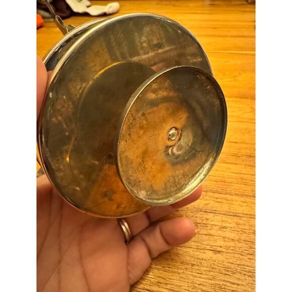 Silver Plated Angle Music Box Vintage - Picture 4 of 4